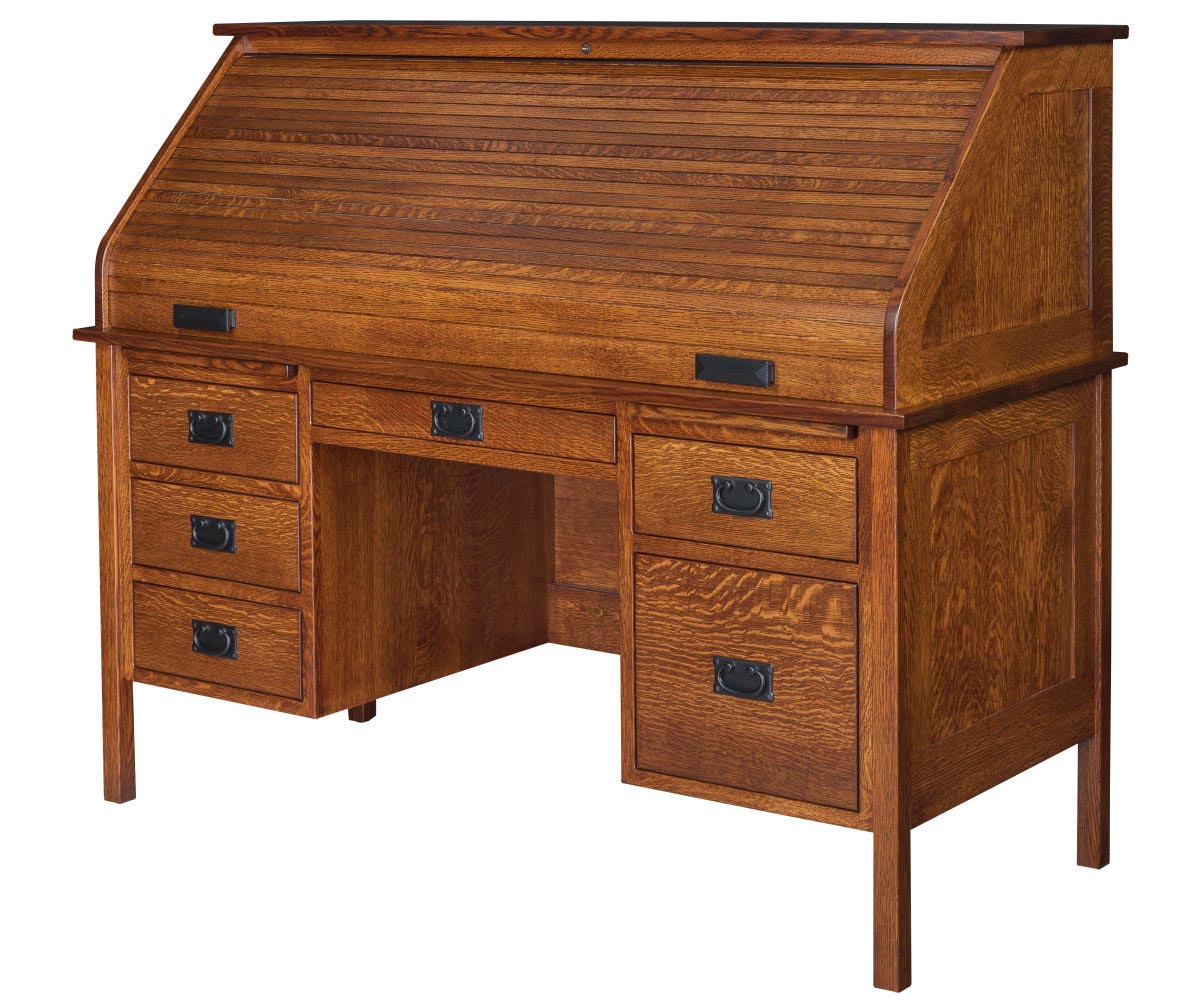 Post Mission Rolltop Desk - Image 2