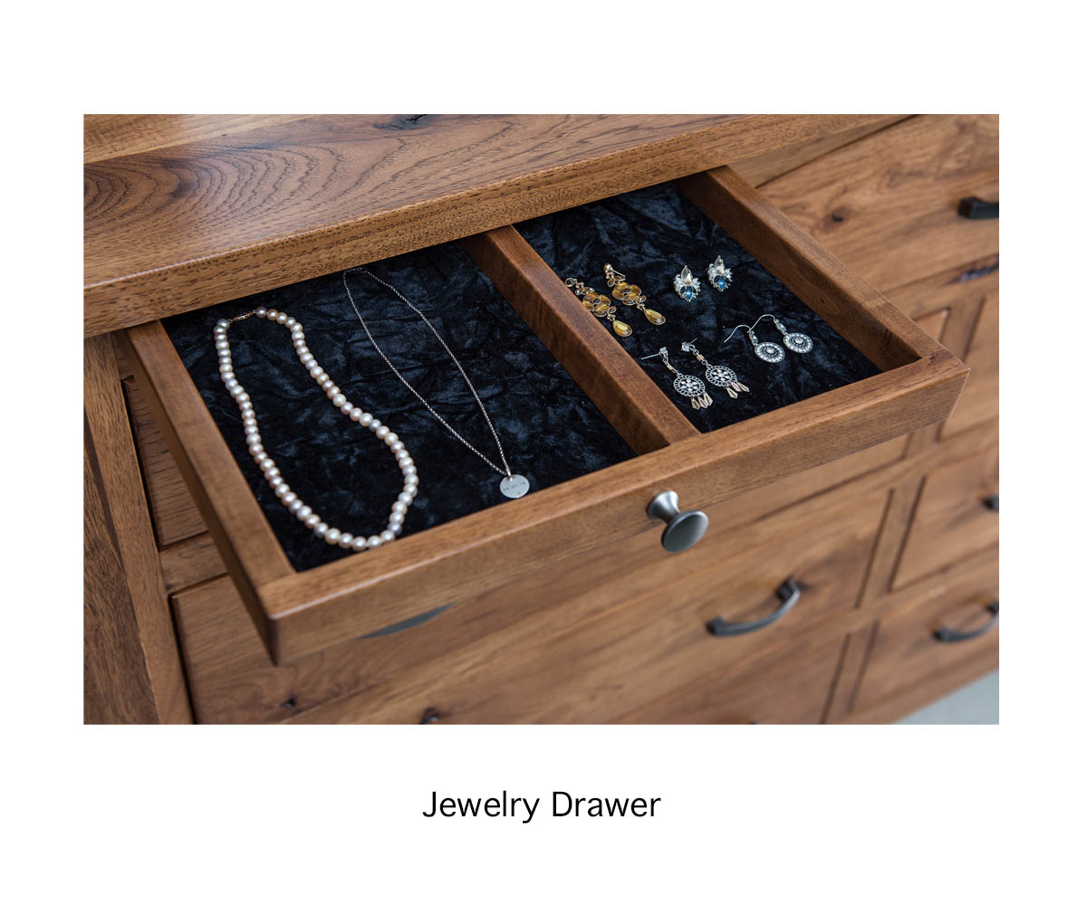 Denver 7 Drawer Dresser With Jewelry Drawers - Image 2