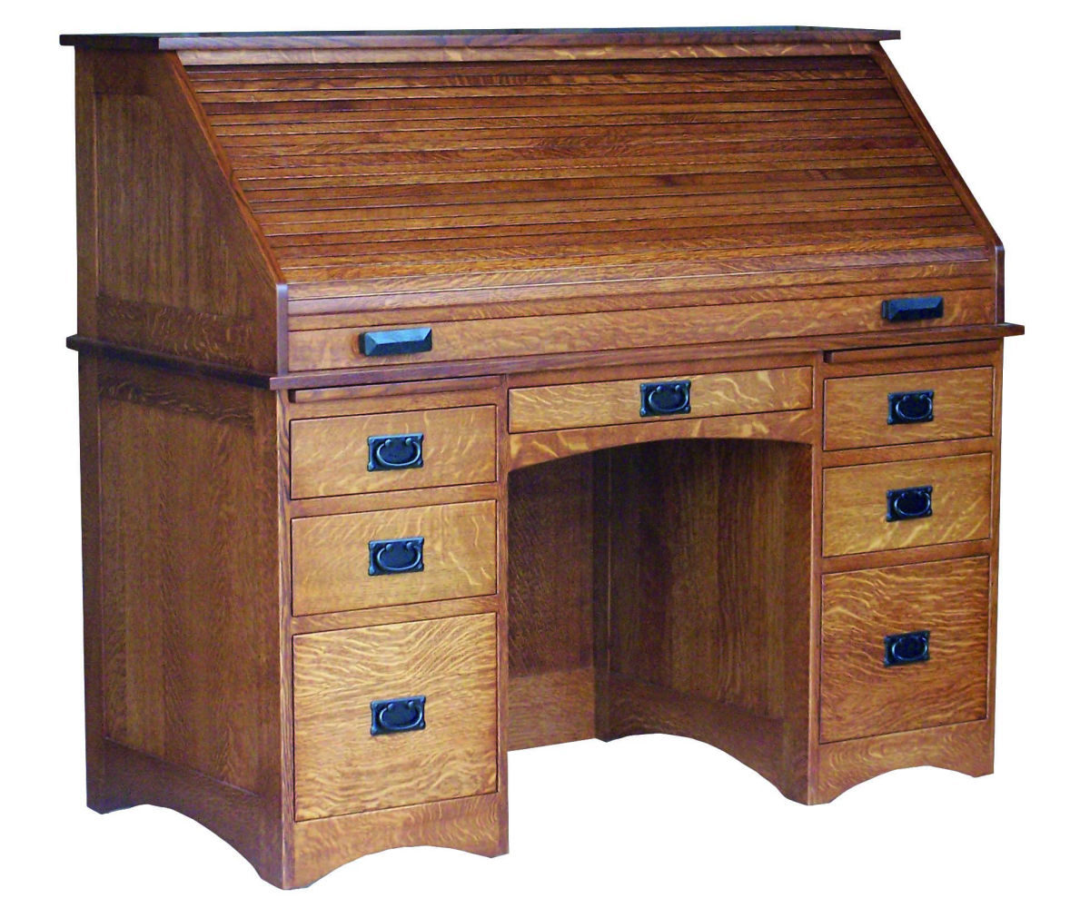 Mission Rolltop Desk - Image 2