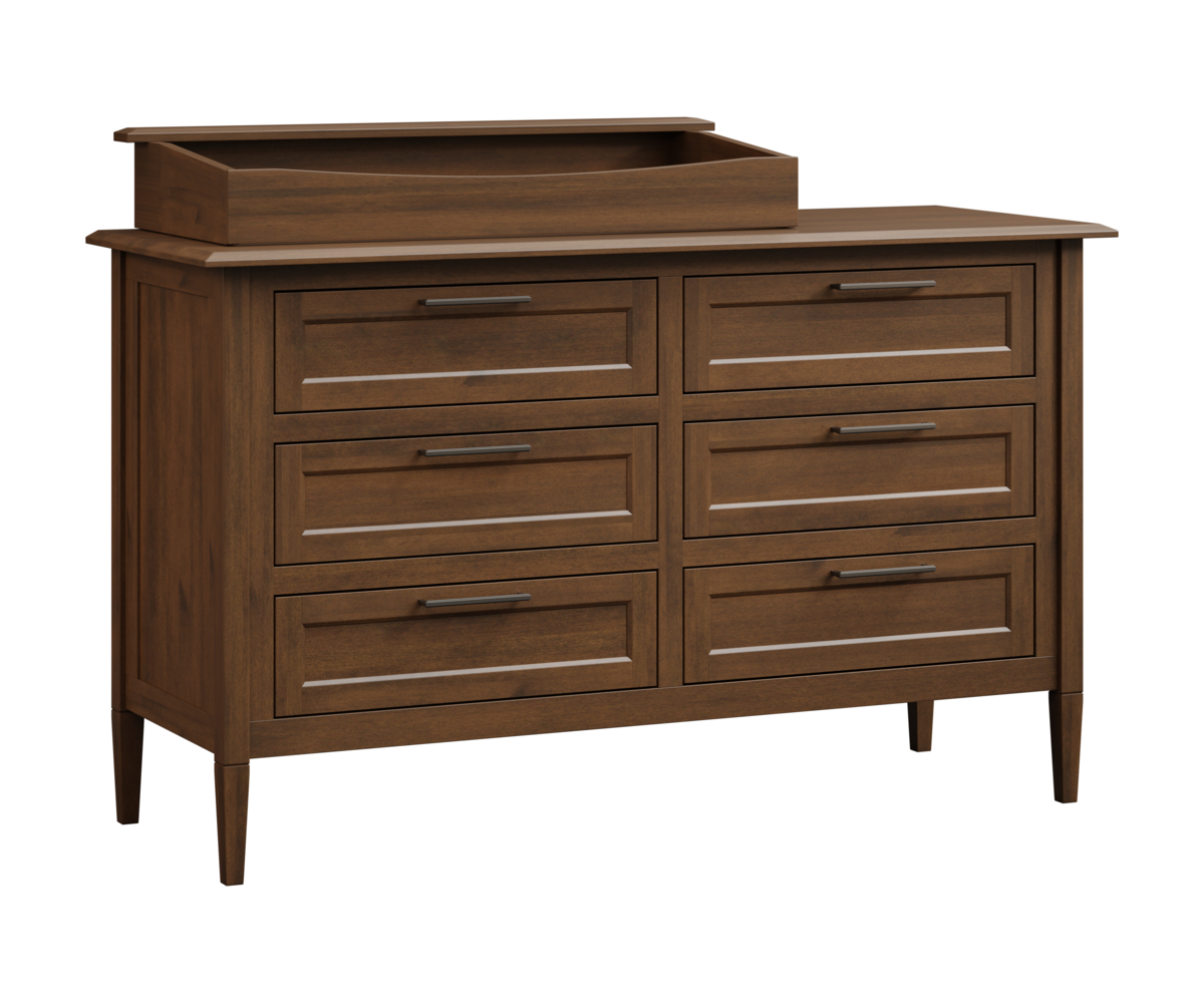 Willow 6 Drawer Dresser With Changing Box Top Option