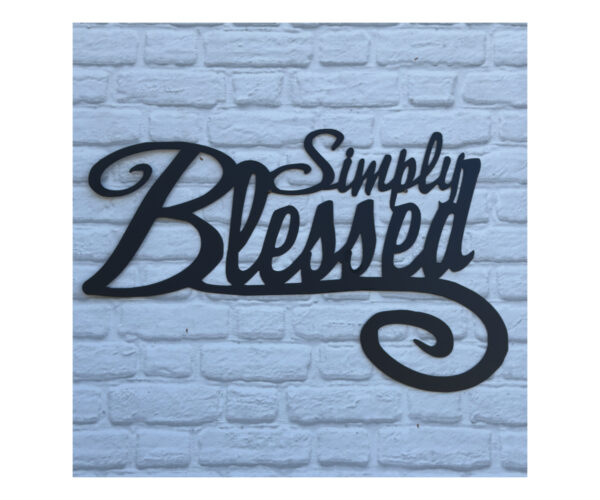 Simply Blessed Plaque