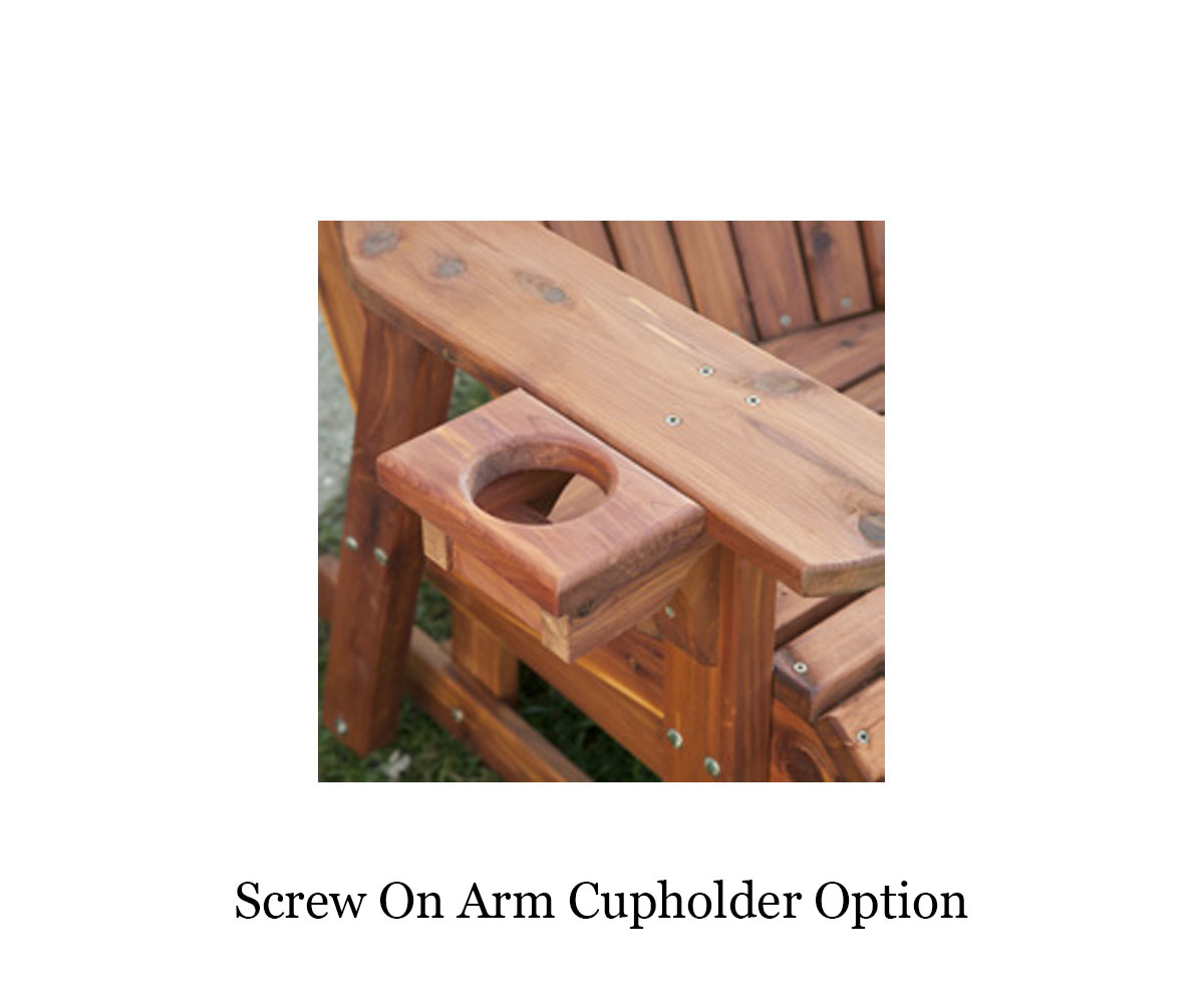 New Style Adirondack Loveseat Glider - Image 2