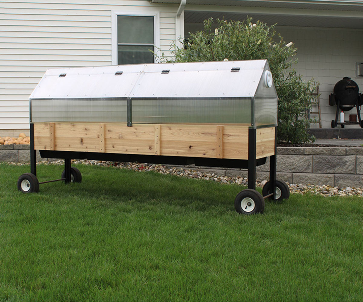 Raised Bed Greenhouse - 8' - Image 4