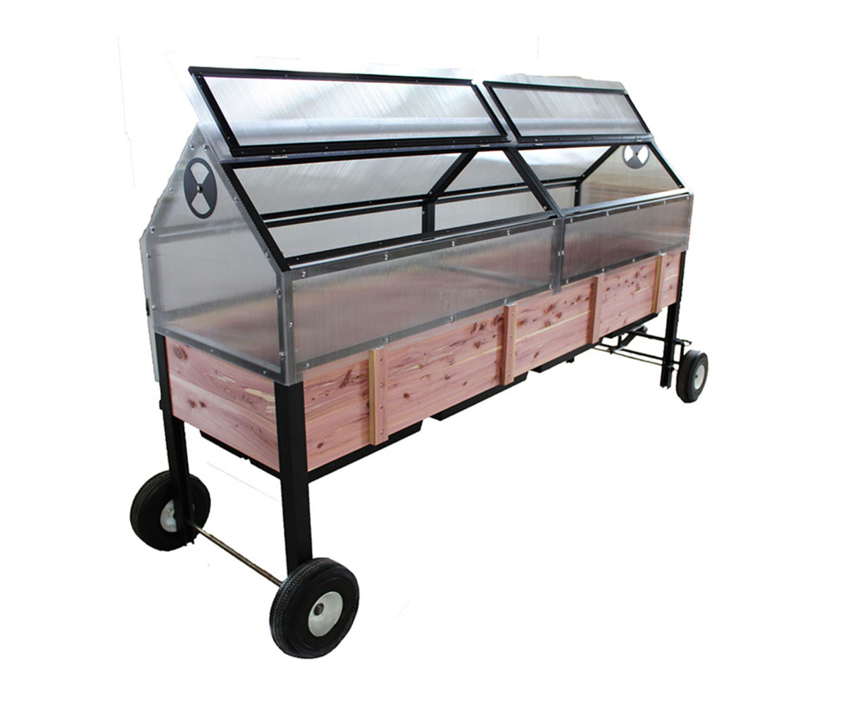 Raised Bed Greenhouse - 8' - Image 3