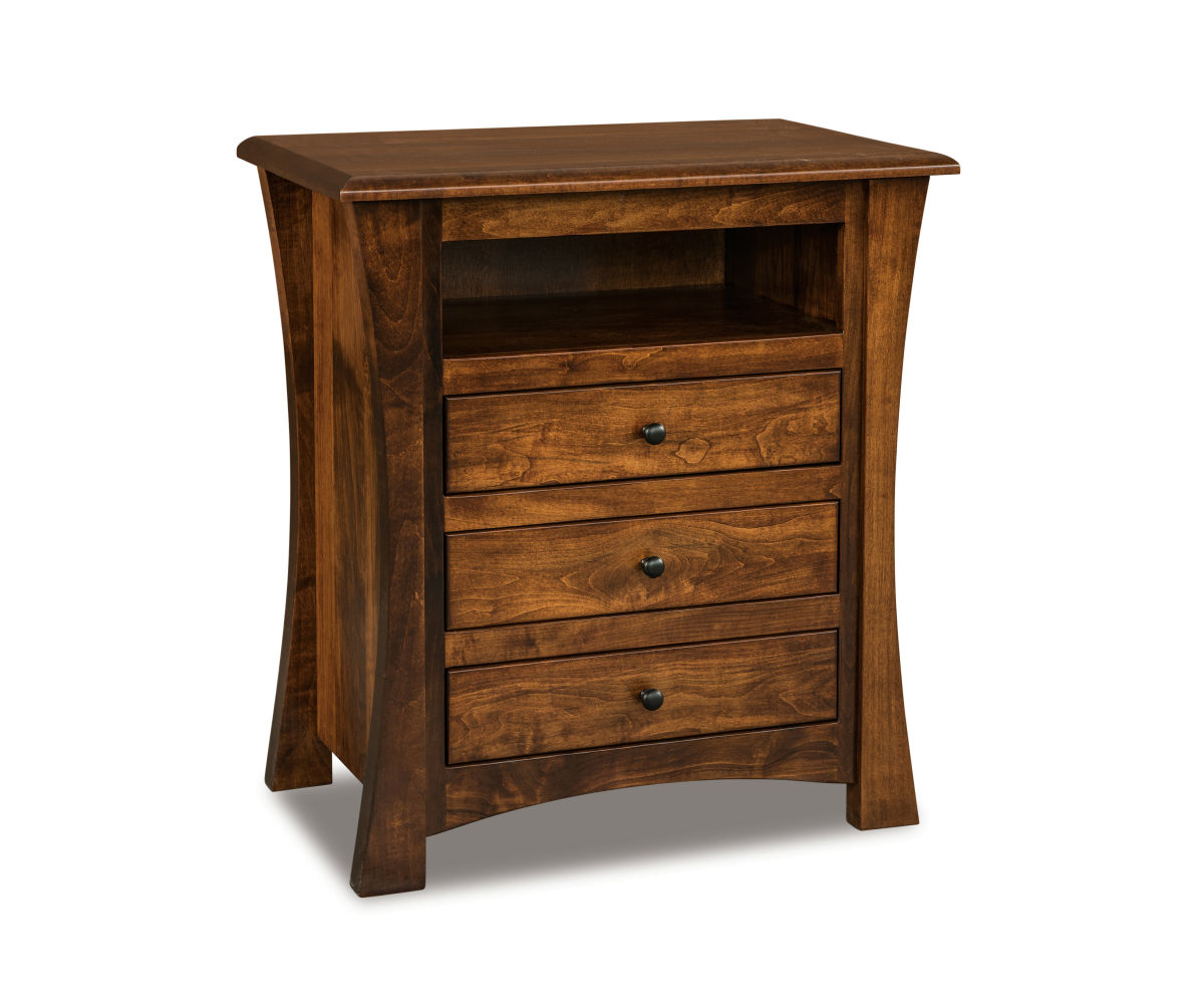 Matison 3 Drawer Open Top Nightstand