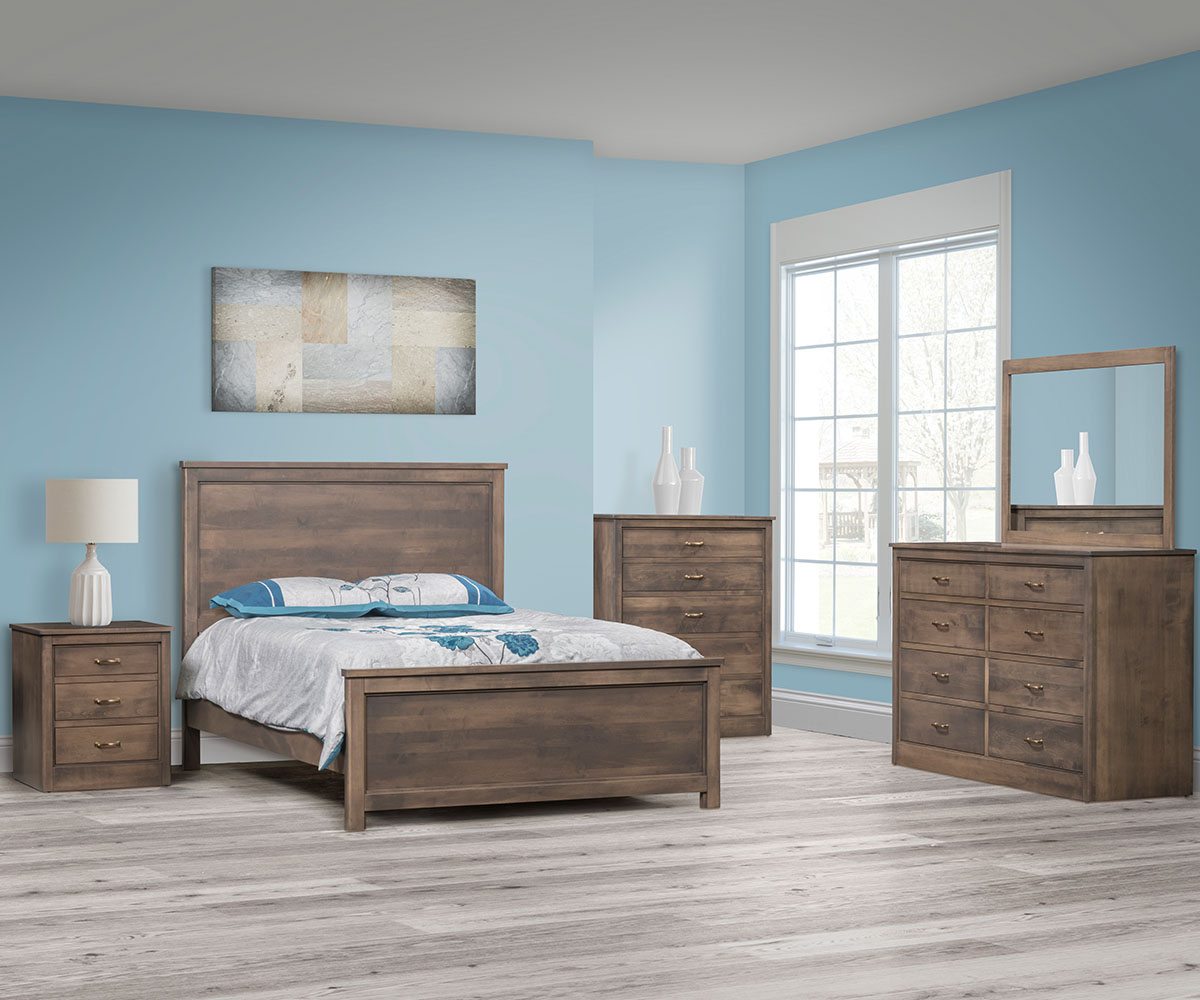 Vermilion Two Door Nightstand - Image 2