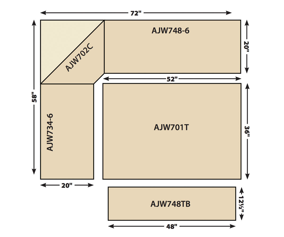 Upholstered Traditional Nook Set - Image 3