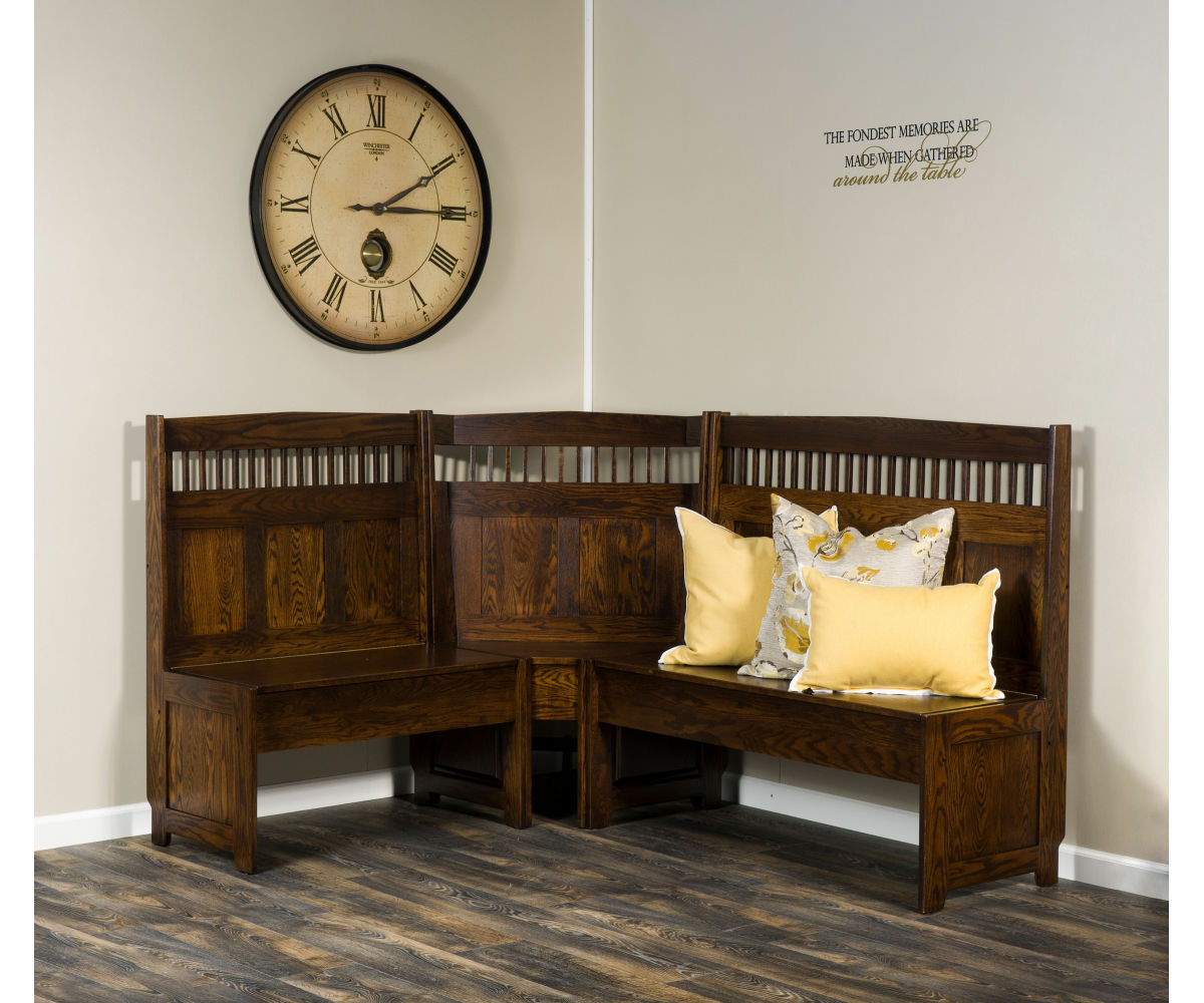 Classic Mission Dining Nook Set - Image 2