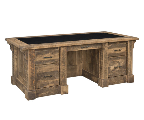 Houston Desk w/Leather Top