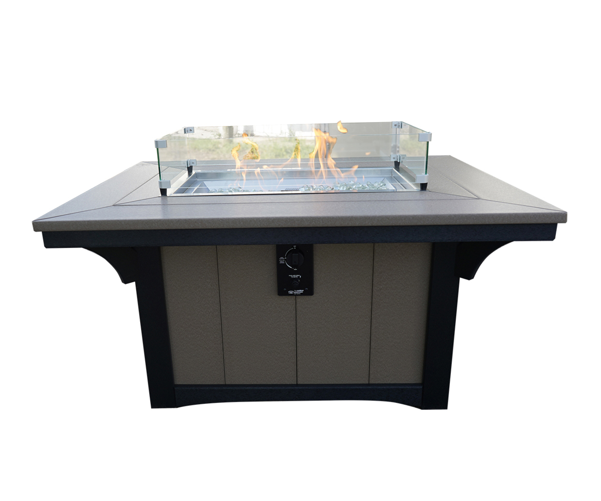 Boulder Creek Firepit With Poly Sides