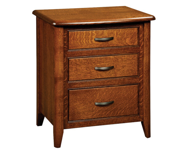 Cascade 3 Drawer Nightstand