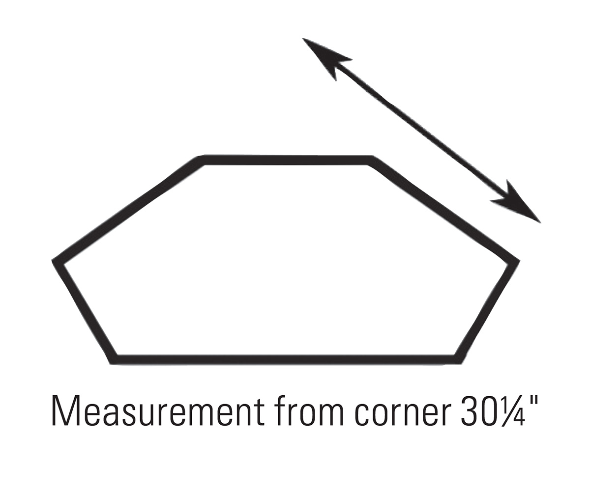 Mission Corner Cabinet - 42¾"W - Image 2