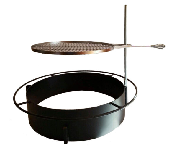 Nickel Plated Campfire Grill