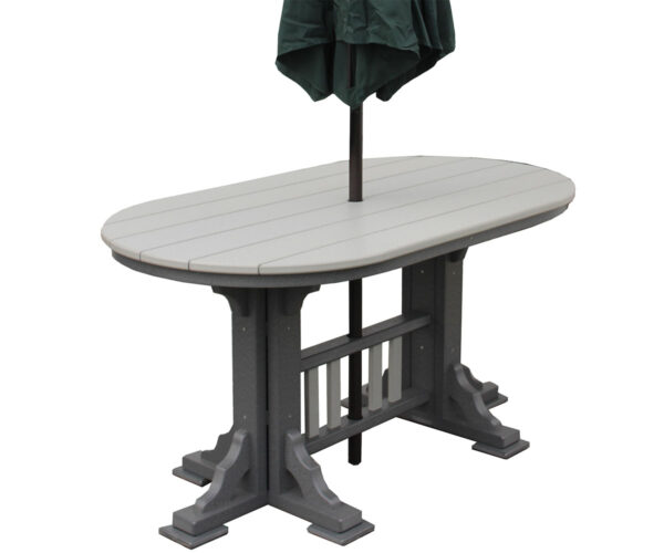 Oval Mission Dining Table - 5'