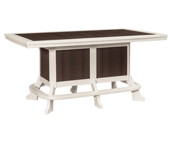 Jade Counter Table with Party Bowl - 46x77