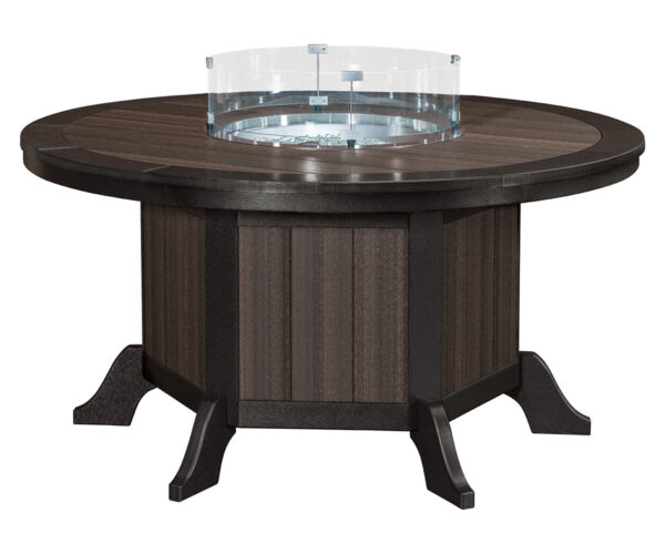 Jade Dining Table with Fire Ring - 60"