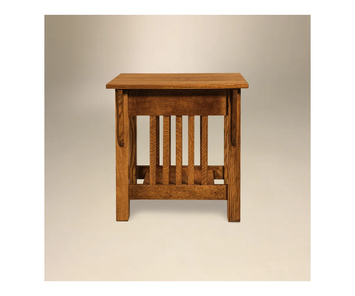 Bow Arm Mission End Table - Image 2