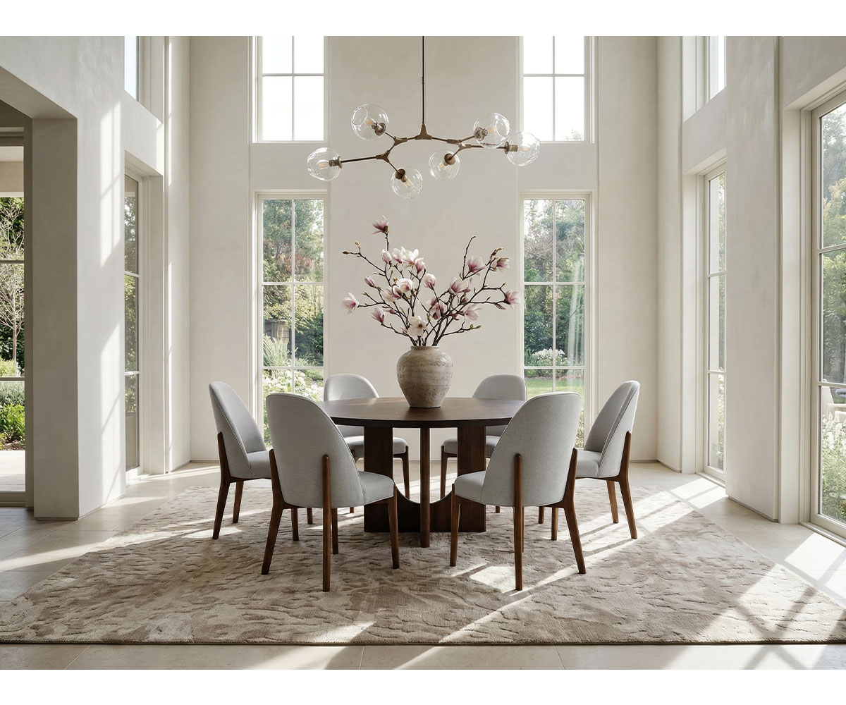 Adobe Single Pedestal Dining Collection - Image 3