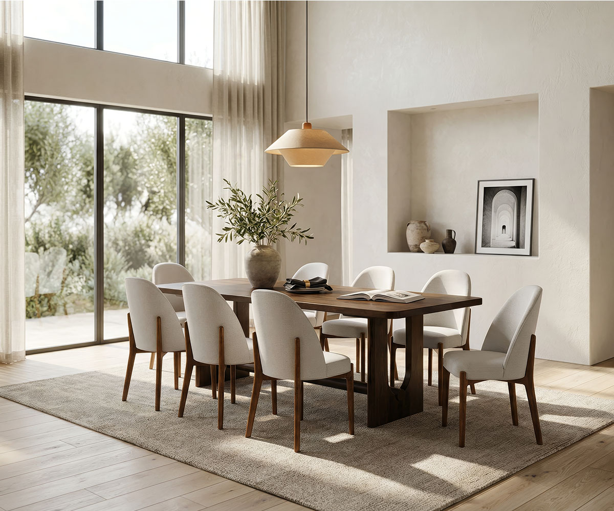 Adobe Double Pedestal Dining Collection