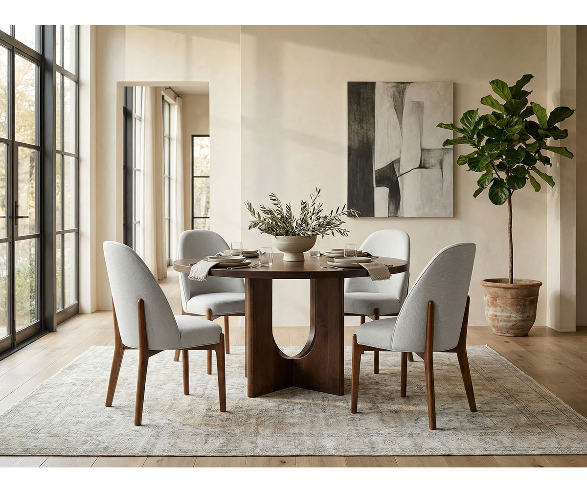 Adobe Single Pedestal Dining Collection - Image 4