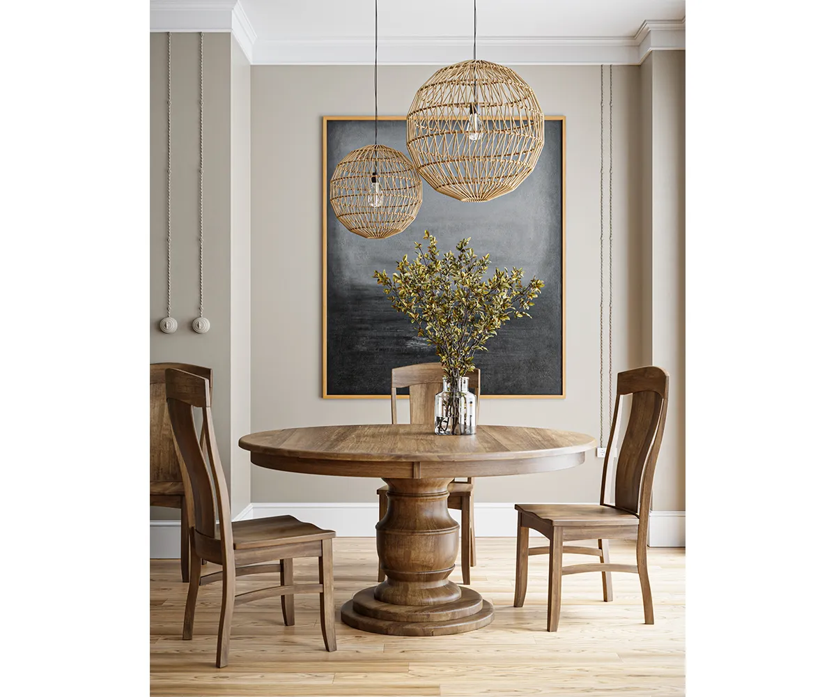 Burlington Single Pedestal Table Collection - Image 2