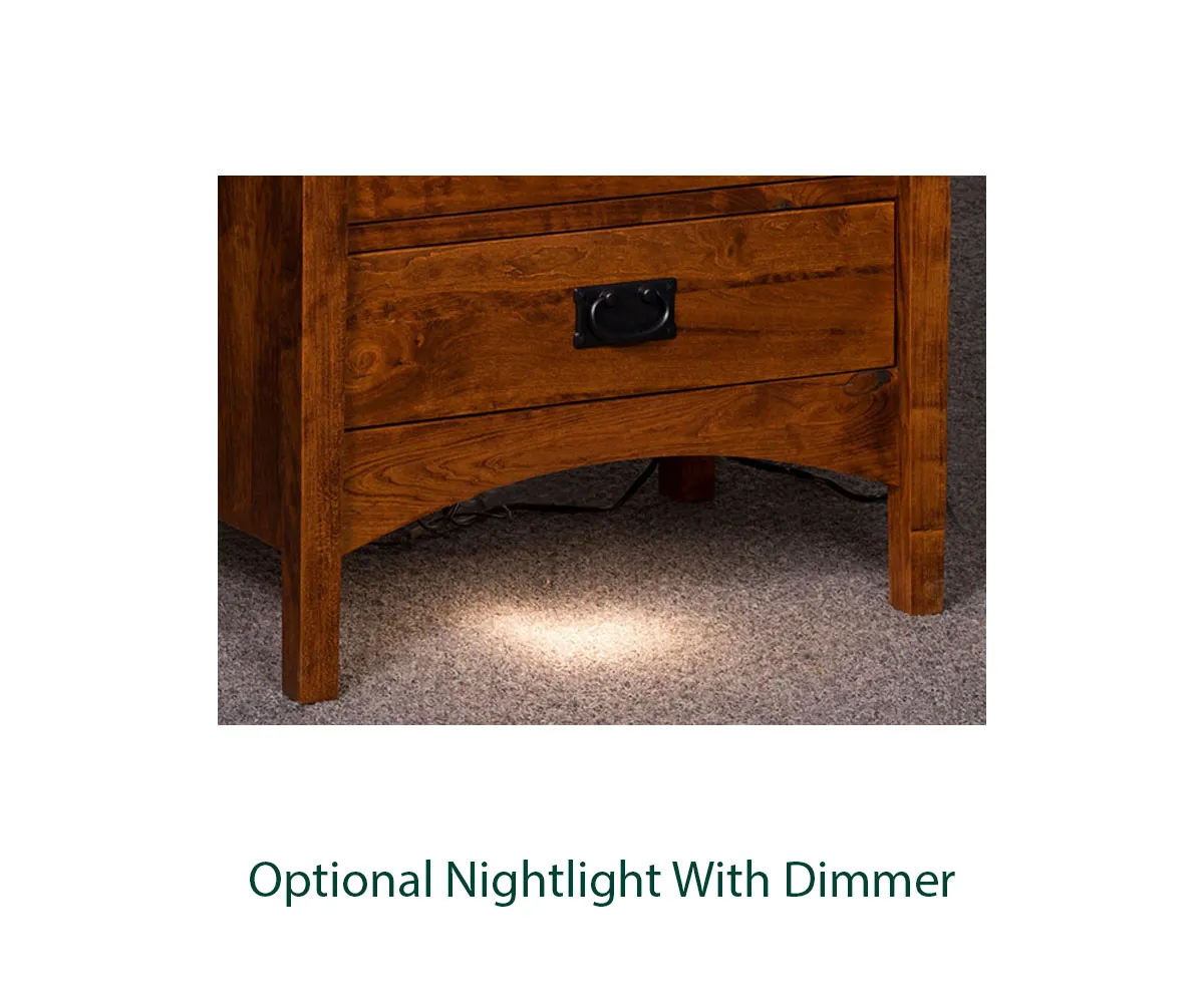 Berwick 3 Drawer Nightstand - Image 3