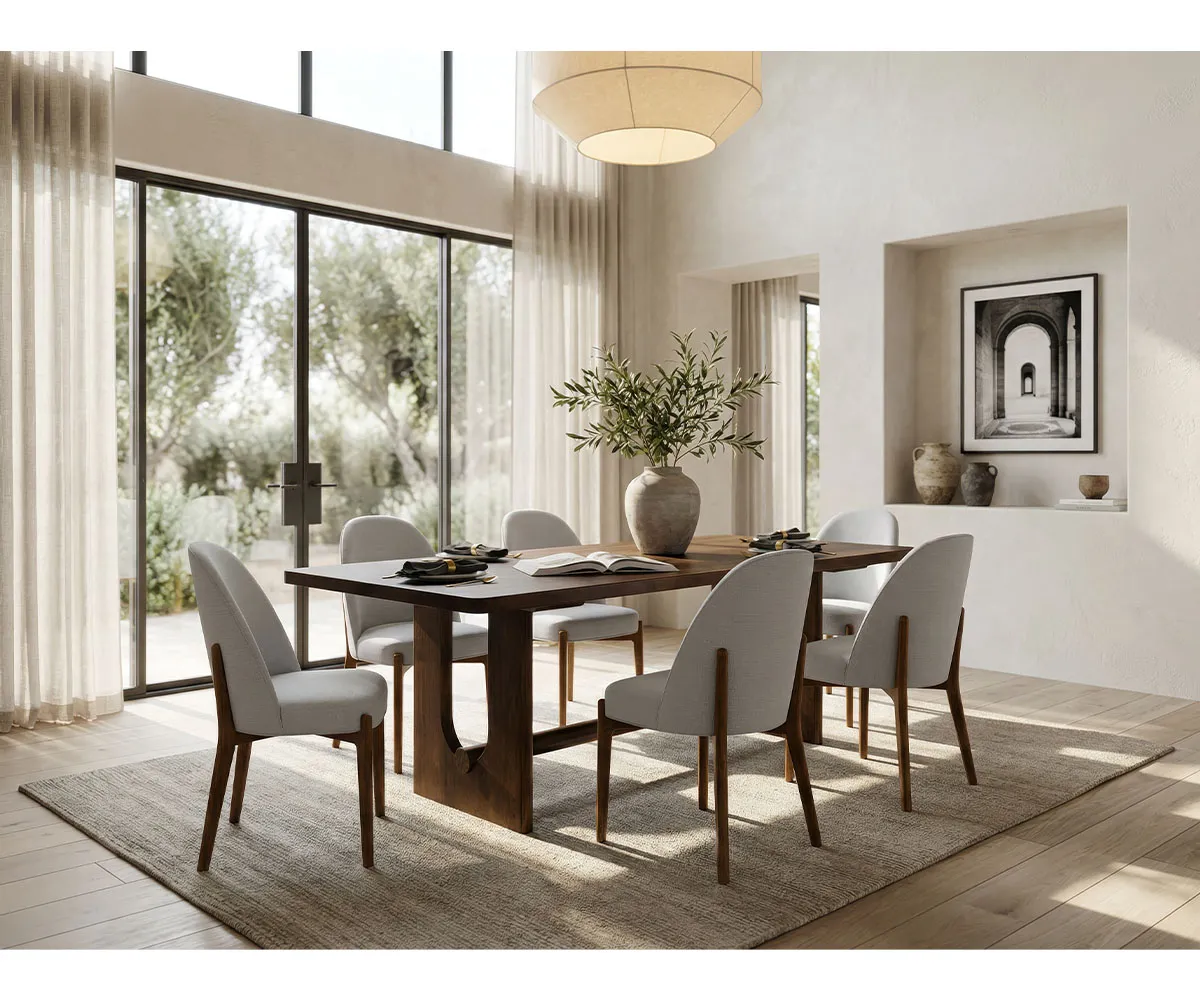Adobe Double Pedestal Dining Collection - Image 4