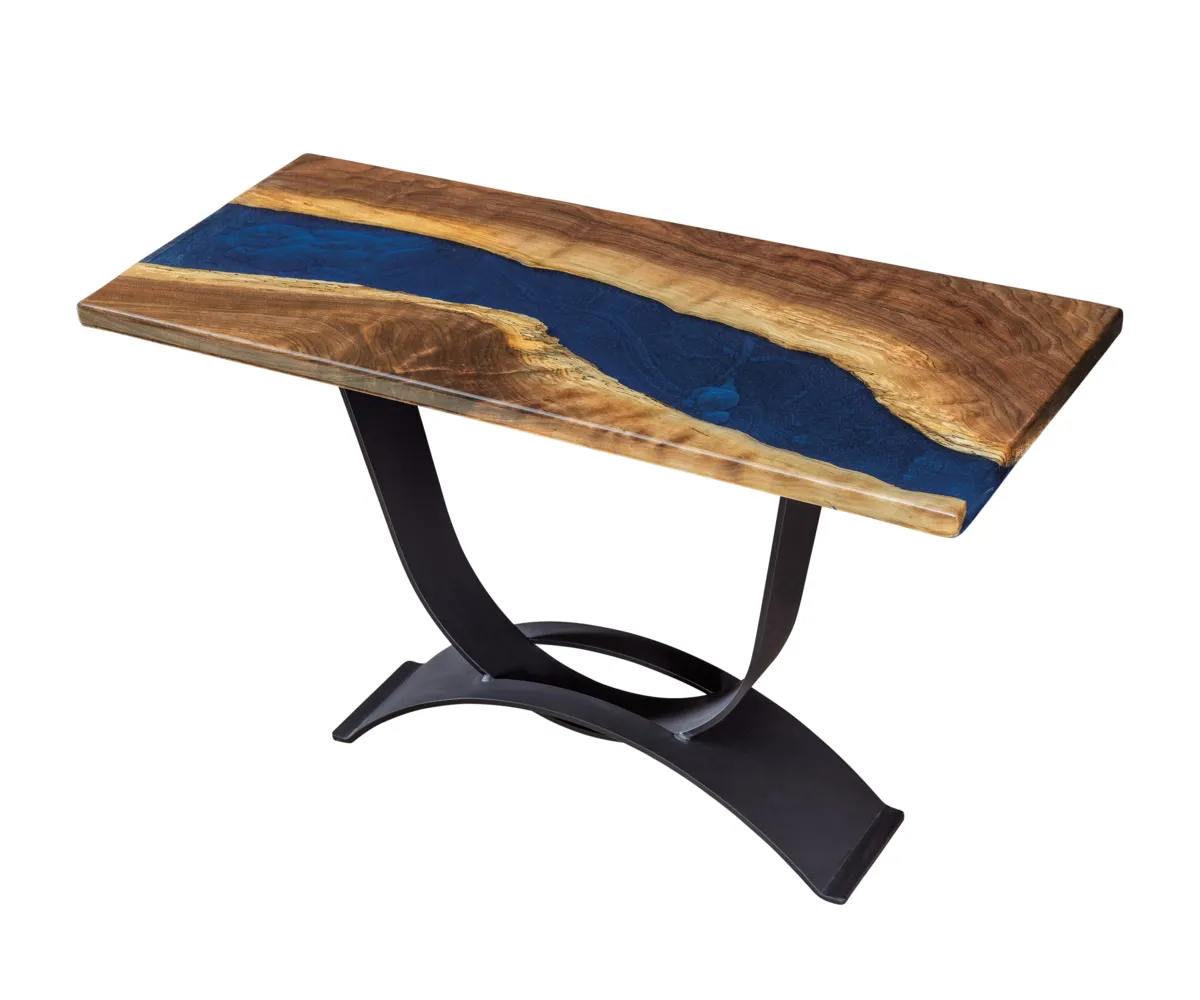 Dayton Base Epoxy Sofa Table - Image 2