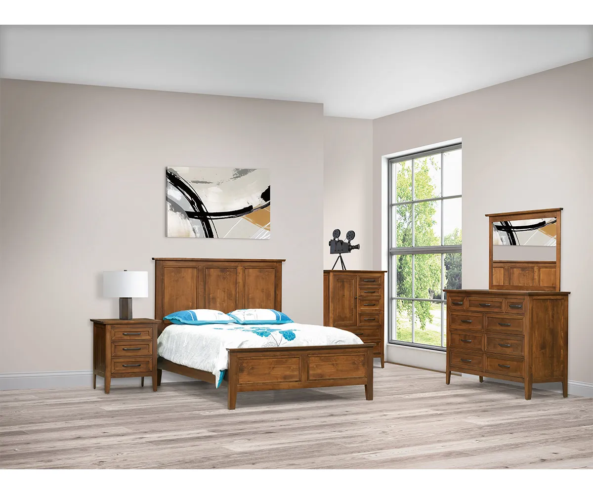 Glenwood Three Drawer Nightstand - Image 2