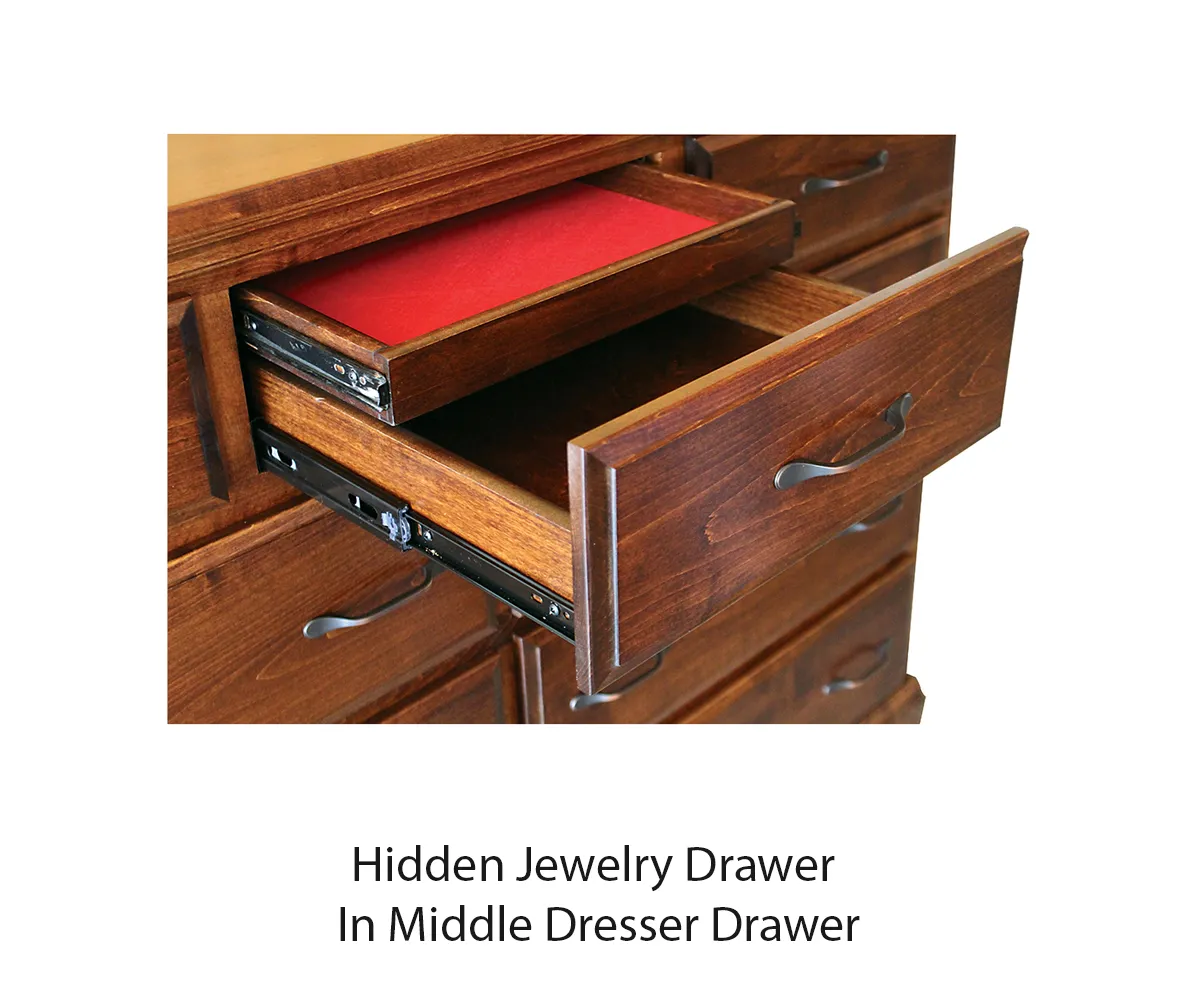 Hidden Treasures 9 Drawer Dresser - Image 2
