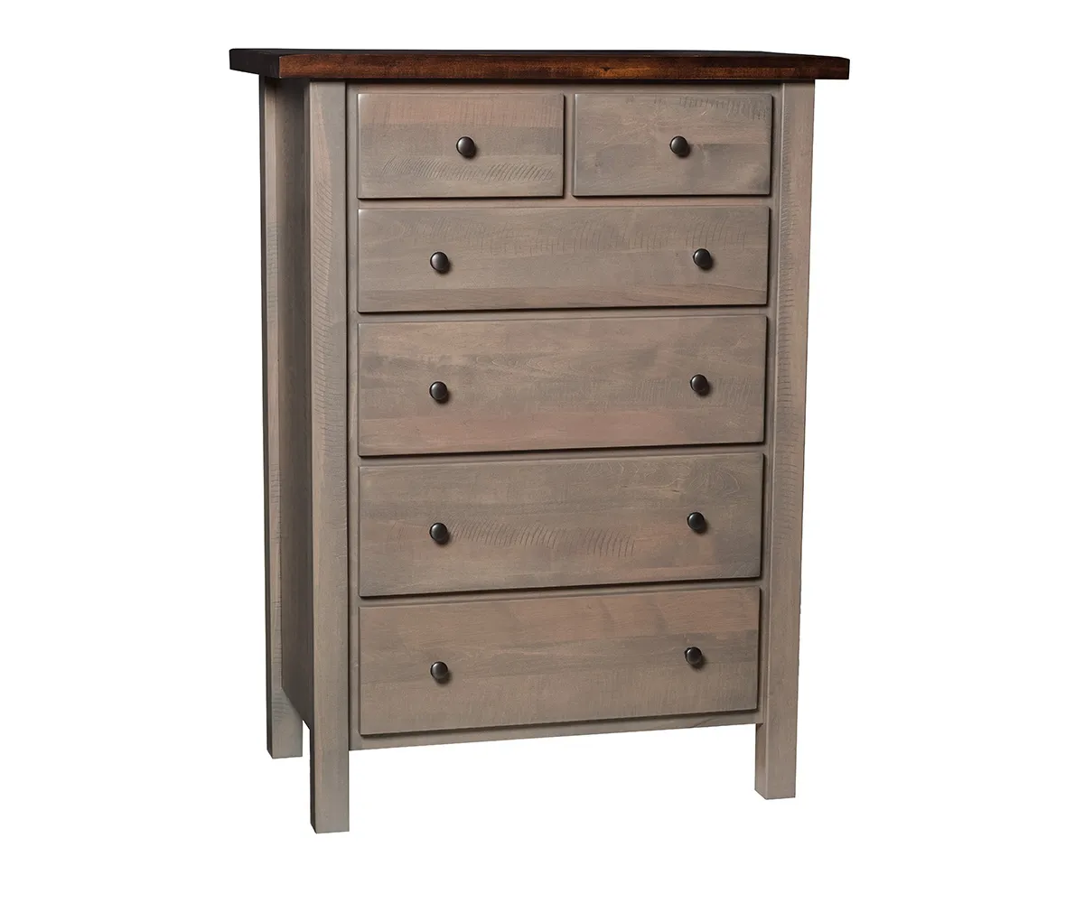 Sawyer Wood 44½" 6 Drawer Chest